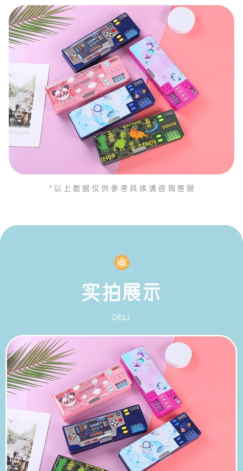 Calculator Stationery Sharpener Box Creative Gift for Elementary School Students