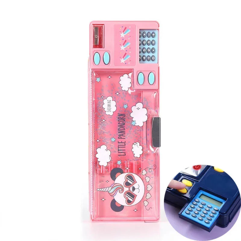 Calculator Stationery Sharpener Box Creative Gift for Elementary School Students
